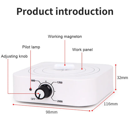 Magnetic Stirrer 1L 300-2000RPM Kitchen / Laboratory Magnetic Mixer Portable Stirrers Machine with Mini Stir Plate Agitator EU Plug
