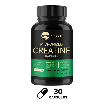 Micronized Creatine - Suitable for Muscle, Strength, Energy, and Recovery, Improve Athletic Performance