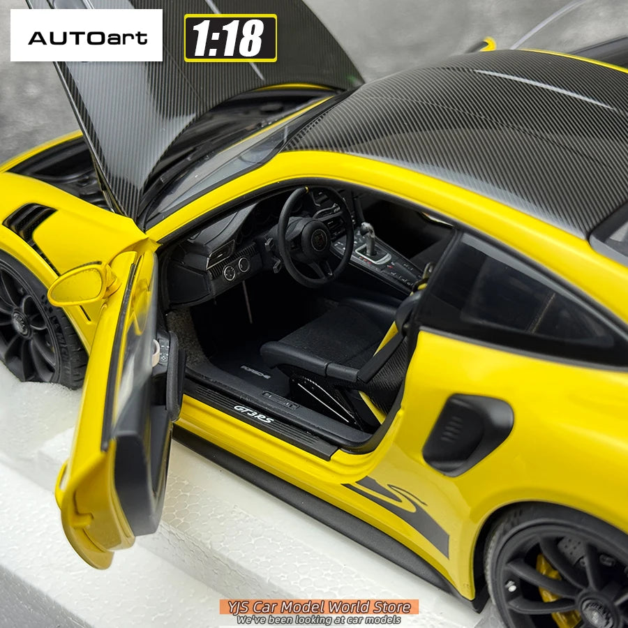 AUTOART 1/18 Porsche 911 (991.2) GT3 RS Weissach Package Car model  Send to a friend  Personal collection Static ornament