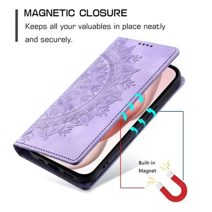 Wallet Luxury Phone Case For Xiaomi Redmi 9A 9C NFC Note 9S 9 Pro Max Redmi9 Power 9T Leather Magnetic Flip Cover Totems Coque