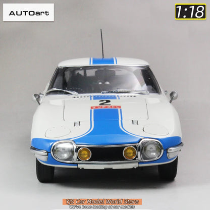 Autoart diecast model 1/18 2000 GT 1967 #2 Static Ornament Holiday Gift collection