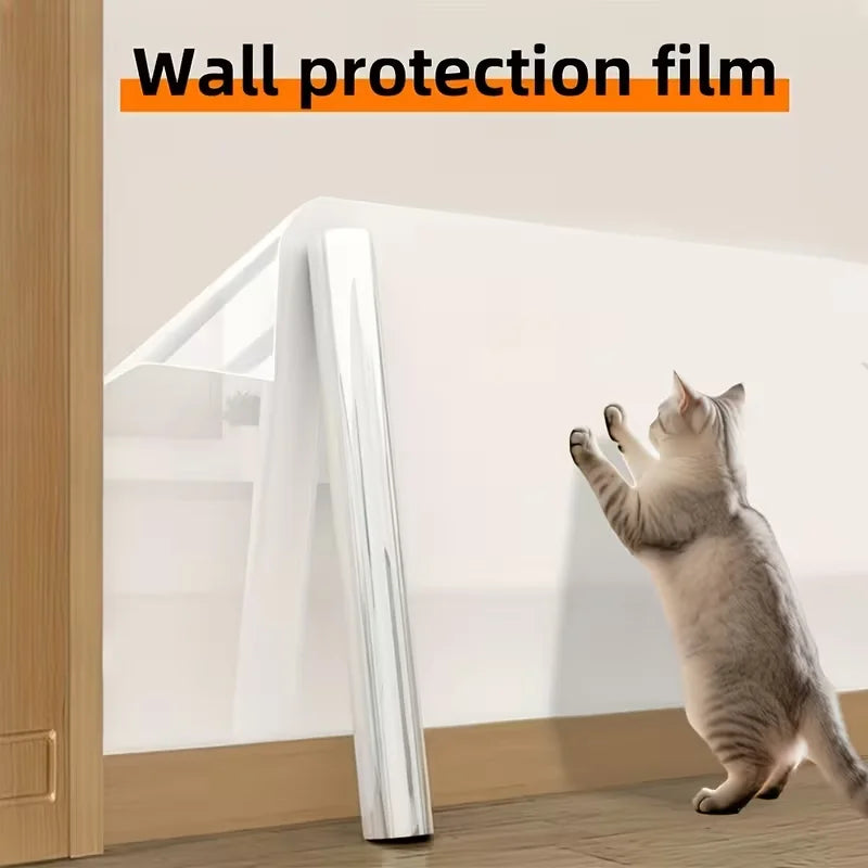 1PC 2m/3meters Cat Scratch Sofa Protection Pads Self-adhesive Pet Furniture Protectors Cover Anti-cat Scratch Couch Stickers