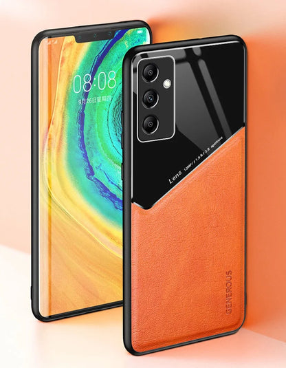 Luxury Leather Phone Case for Samsung Galaxy M14 Cover M34 M54 M13 M22 M23 M32 M33 M52 M62 Magnetic Silicone Protection Case F62