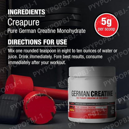 Micronized Creatine Monohydrate Powder, 99.99% Pure Creapure for Muscle Growth, Strength & Performance, Supports Muscle Recover