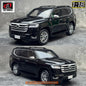 LCD Diecast model 1/18 scale Land Cruiser LC300 ZX SUV Metal car model Static display collection holiday gifts