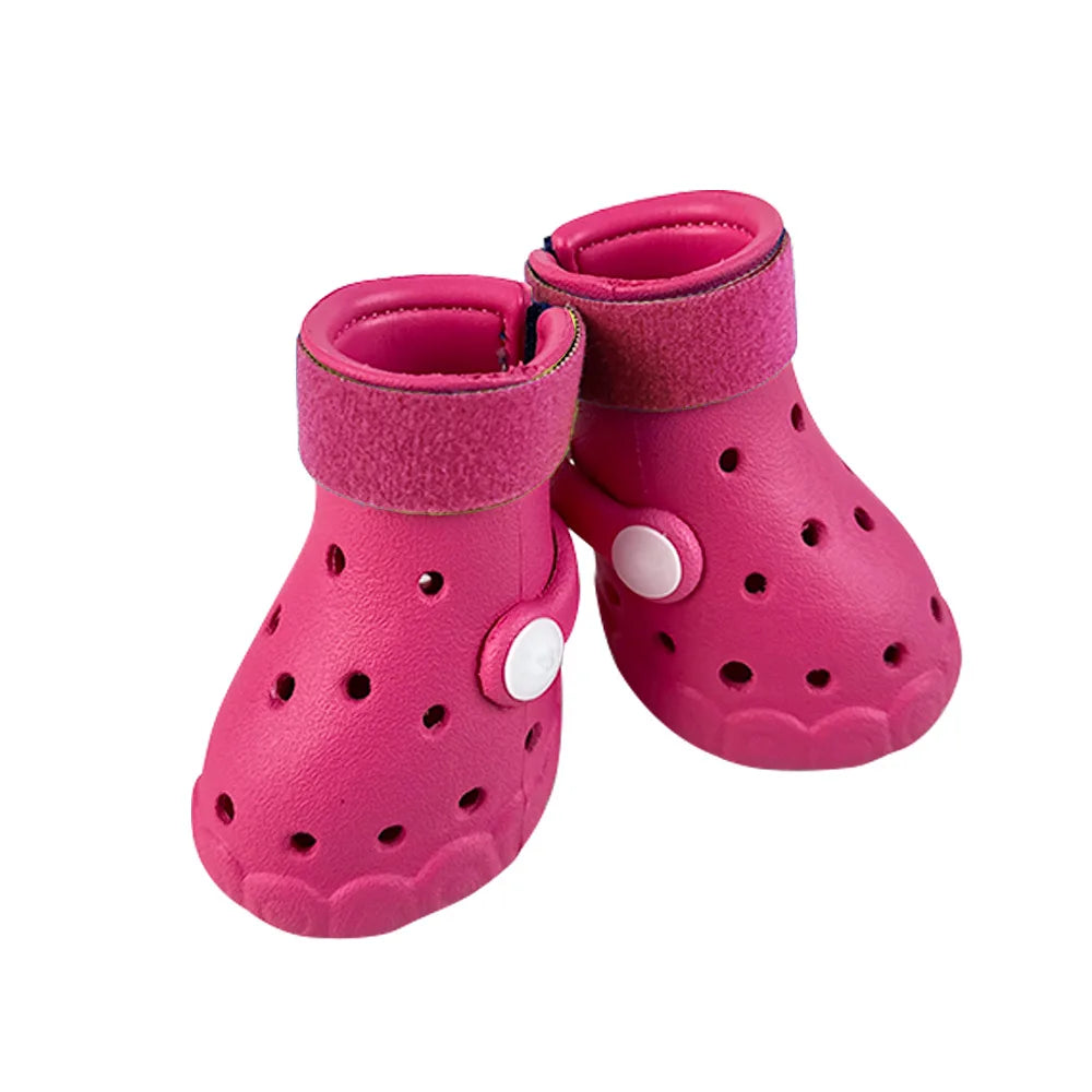 Summer Breathable Dog Sandals Soft Sole Outdoor Clogs All Season Pet Booties Small & Medium Dogs