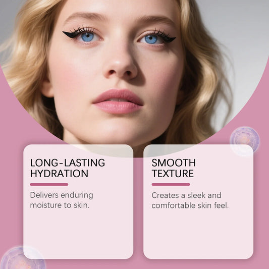 Plumping Lip Balm: Moisturizes and softens lips with a silky, non-sticky texture, ideal for daily care.