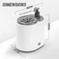 New Pet Foot Washing Machine Household Wash Electric Dog Paw Cleaner for Pet Foot Washing Machine