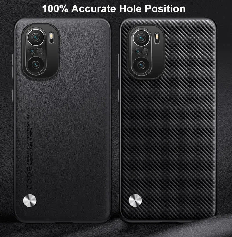 Luxury PU Leather Case For Xiaomi Mi 11i Poco F3 Matte Cover Silicone Full Protection Phone Case For Redmi K40 Pro Plus Coque