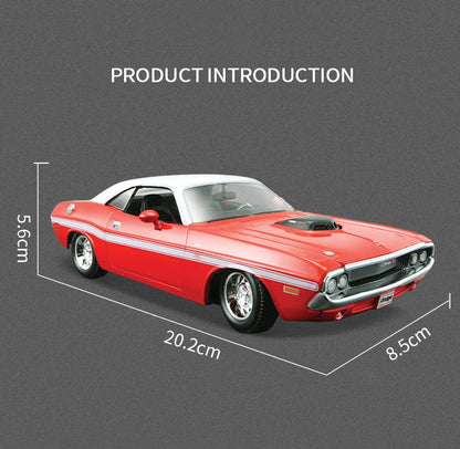 Maisto 1:24 Dodge Challenger R/T Coupe 1970 Alloy Car Diecasts & Toy Vehicles Car Model Miniature Scale Model