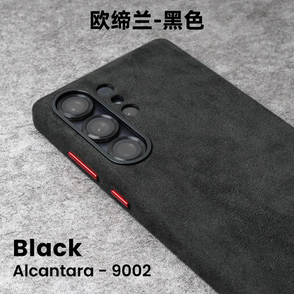Magnetic ALCANTARA Case for Samsung Galaxy S25 S24 Ultra 5G Luxury Business Supercar Same Luxury Suede Leather Phone Cases