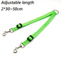 Double Twin Dual Coupler Dog Leash Two in One Strong Nylon V Shape Adjustable Pet Dog Leash Colorful Two Ways 2 Dogs Pet Lead