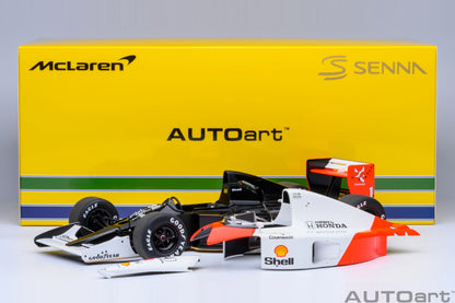 AUTOART New 1/18  Honda MP4/6 1991 #1 (with McLaren logo)  Car model  Send to a friend  Personal collection Static ornament