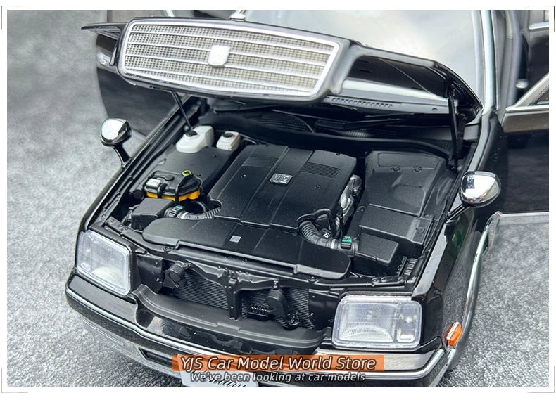 Almost Real Car model 1/18 Toyota Century alloy full open model 1997 black Static collection Collect Holiday gift