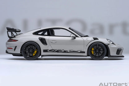 AUTOART 1/18 Scale New Porsche 911 (991.2) GT3 RS Weissach Package Car model Sports car Static collection