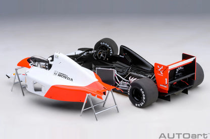 AUTOART New 1/18  Honda MP4/6 1991 #1 (with McLaren logo)  Car model  Send to a friend  Personal collection Static ornament