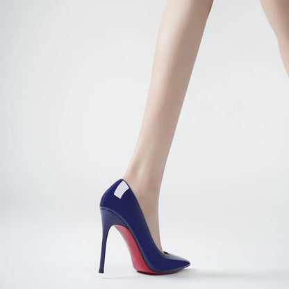 Luxury Red Sole High Heels 12cm, 13cm Pointed Toe Stiletto Elegantly Sexy Party and Wedding Shoes