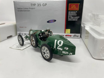 CMC 1:18 Typ35 GP #12 Simulation Limited Edition All Open Alloy Metal Static Car Model Toy Gift
