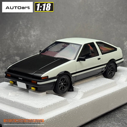 AUTOART 1:18 TOYOTA SPRINTER TRUENO AE86 30th ANNIVERSARY car model Static alloy car model collection gift