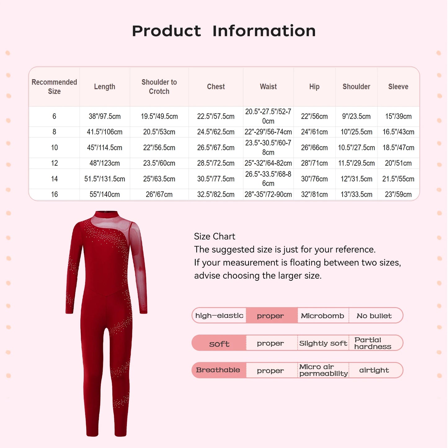 Kids Girls Ballet Dance Gymnastics Leotard Figure Skating Acrobatics Yoga Bodysuit Long Sleeve Shiny Rhinestone Mesh Jumpsuit