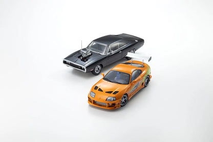 KYOSHO  1/18 Scale Diecast Collection  Dodge Charger R/T 1970 Toyota Supra Turbo - Static car model - Collection - Display piece