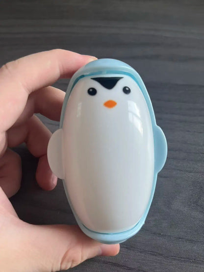Washable Lint Remover Penguin Clothes Roller Portable Pet Hair Remover Dust Removal Eliminator Brush Hair Sticky Cleaning Tools