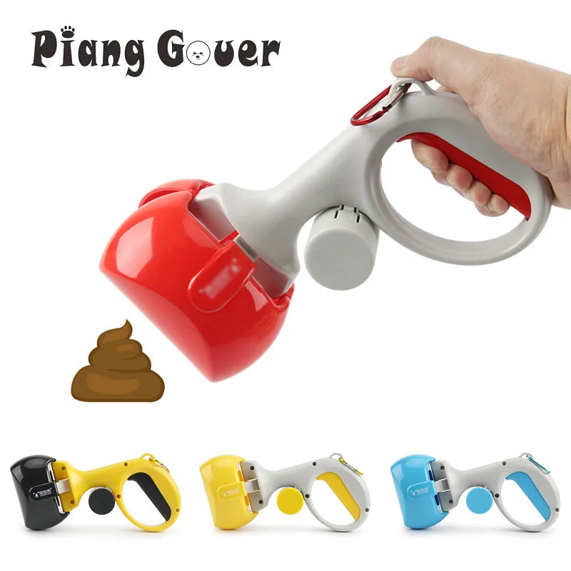 Portable Pet Pooper Scooper Dog Waste Scoop Sanitary Pickup Remover for Outdoor Cleaning Puppy Cat