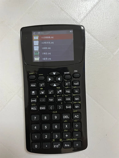 Advanced calculator with cheating options H888 magic calculator 4GB memory music video photo txt ebook student calculator with emergency button & screen Privacy Film (PF)