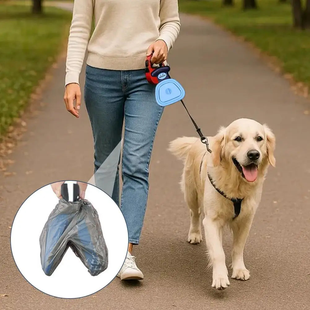 Foldable Pet Shovel Travel Dog Poop Bag Dispenser Poop Scoop Clean Pick Up Excreta Cleaner Animal Excreta Cleaning Tools