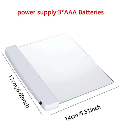 LED Wireless Book Lamp Dormitory Night Reading Eye Protection AAA Battery LED Creative Portable Table Lamp for Bedroom