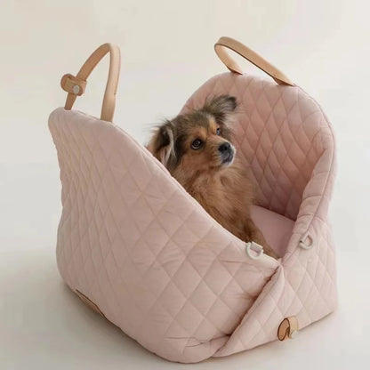 Upgraded Pet Dog House Nylon Waterproof Pet Bag, Detachable Handbag, Car Dual-Use Travel Cat House Dog House