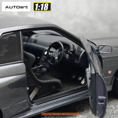 AUTOART 1/18 Nissan R32 V-SPEC II TUNED VERSION  Car model  Send to a friend  Personal collection Static ornamen