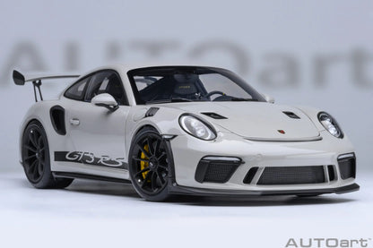 AUTOART 1/18 Scale New Porsche 911 (991.2) GT3 RS Weissach Package Car model Sports car Static collection