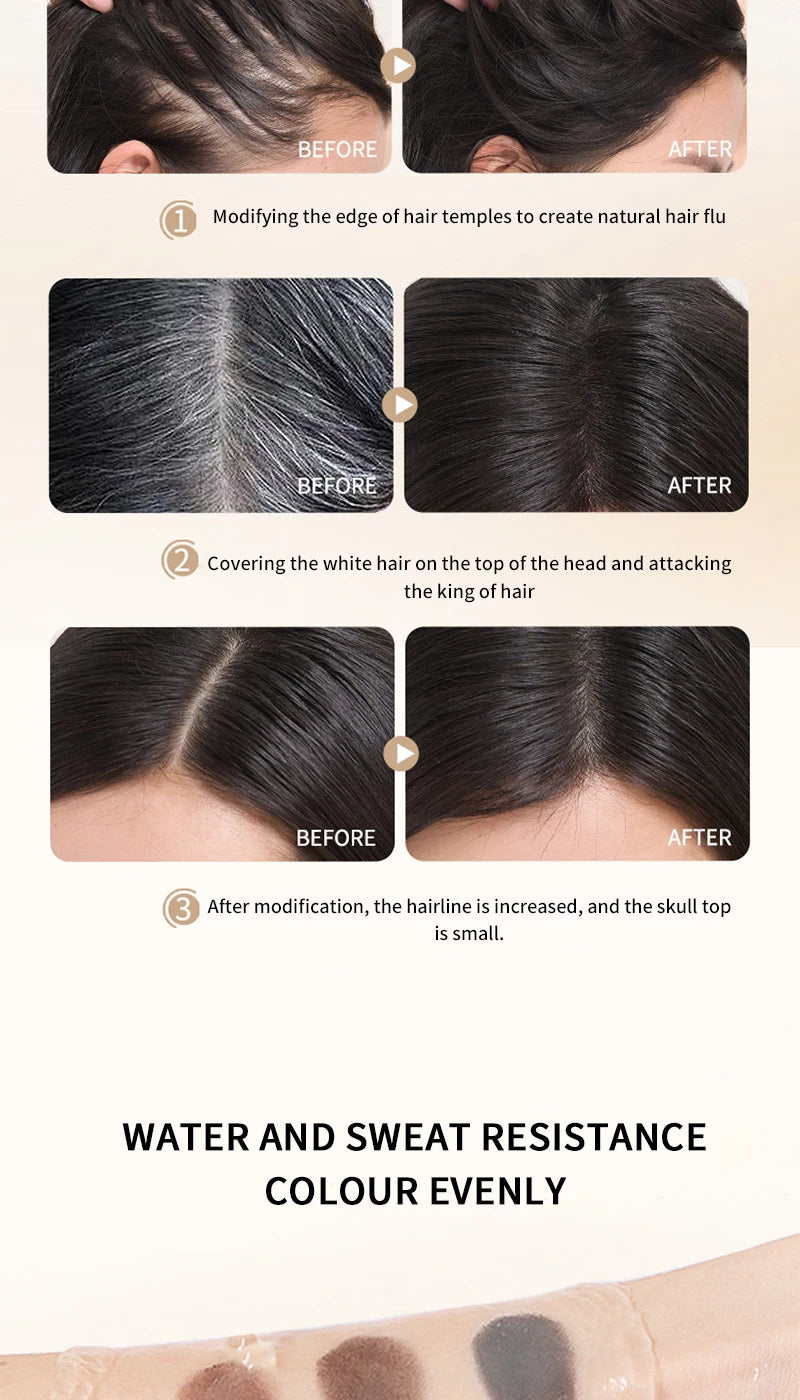 Life Girls Reabal with Hair Comb Coloring Gray Hair, Covering, Natural Glossy, Convenient to Carry, Convenient to Color on Comb, Dye Hair, Covering Your Outside, Convenient to Carry When Covering Ornaments