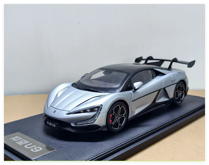 BYD YANGWANG U9 1:18 Official Alloy Car Model High-End Sport Coupe Collectible Vehicle Model For Enthusiasts