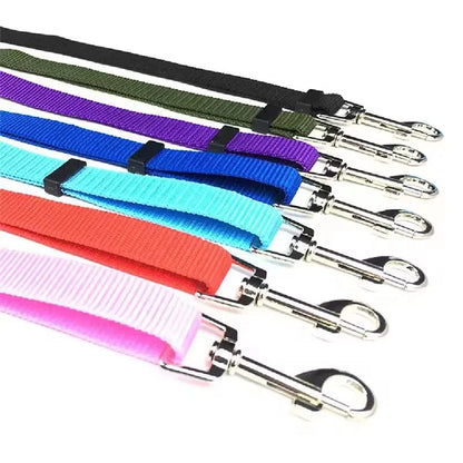 Car Dog Safety Belt Pet Leash Adjustable Durable Nylon Strap For Small Medium Dogs Anti Shock Vehicle Travel Seat Belt Lead