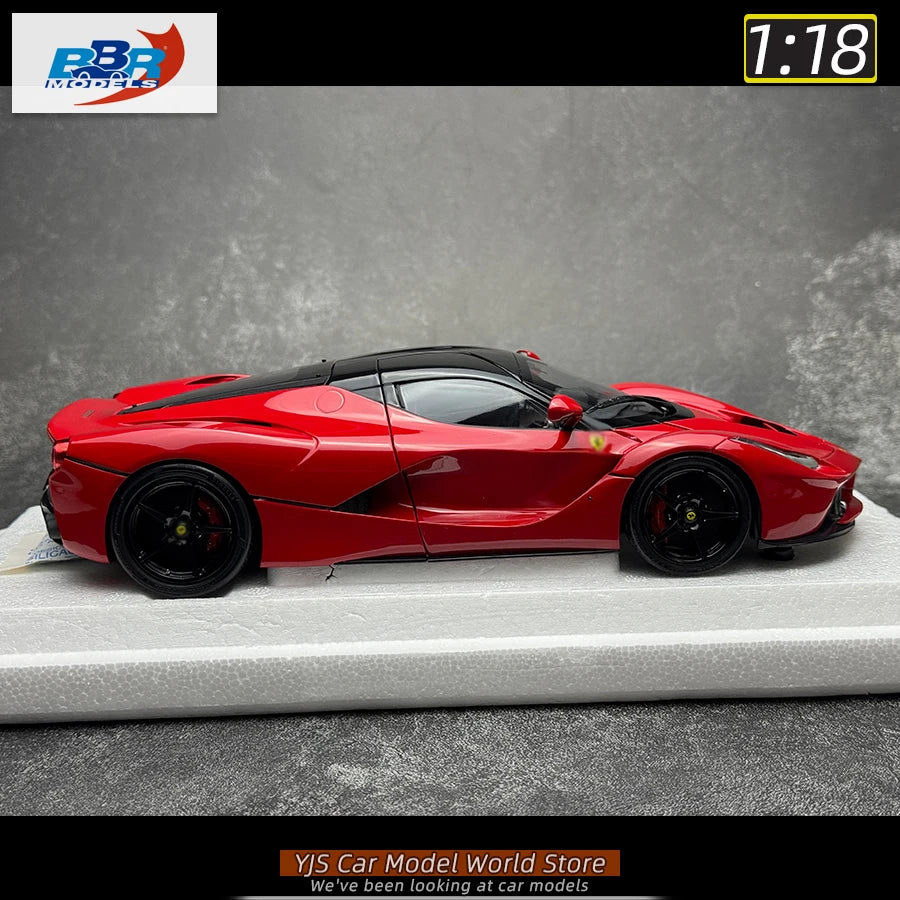 BBR MODELS 1/18 LaFerr sports car red metal static display car model collection Diecast model
