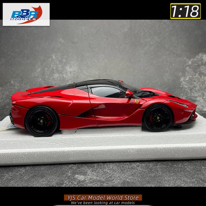 BBR MODELS 1/18 LaFerr sports car red metal static display car model collection Diecast model