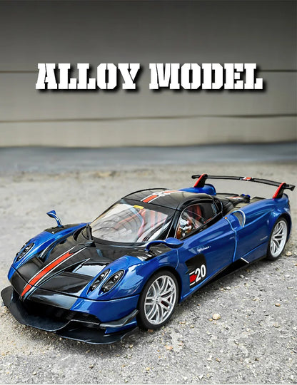 Cool alloy sports 1:18 car model, simulated interior details, cool lighting and sound effects, exquisite desktop ornaments