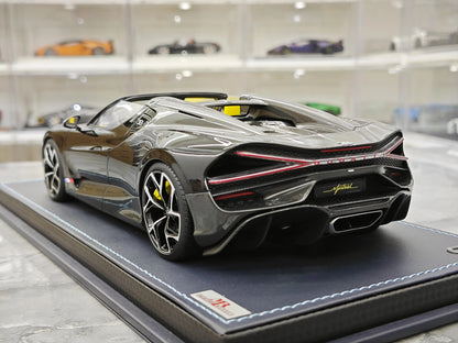 MR 1/18 Bugatti W16 Mistral Resin Motor Vehicle Toy Die-casting Metal Model Collection Boy Gifts