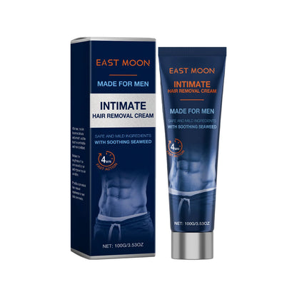 East Moon Avocado Man Hair Removal Cream Intimate Areas Good Smelling Non Irritating Permanent Painless Body Beard Hair Remover
