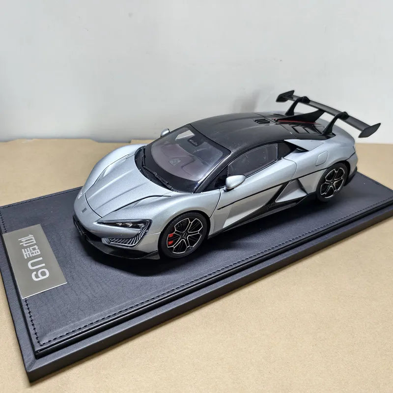 BYD YANGWANG U9 1:18 Official Alloy Car Model High-End Sport Coupe Collectible Vehicle Model For Enthusiasts