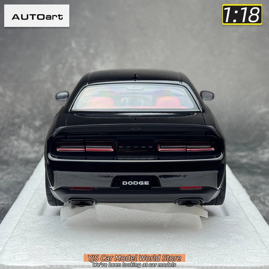 AUTOart 1/18 Dodge Challenger SRT 2023 Hellcat Widebody 2018 Car model Static model sports car birthday gift