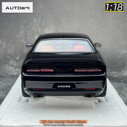 AUTOart 1/18 Dodge Challenger SRT 2023 Hellcat Widebody 2018 Car model Static model sports car birthday gift