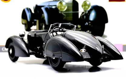 CMC 1:18 SSK The Black Prince 1934 25th Anniversary Simulation Limited Edition All Open Alloy Metal Static Car Model Toy Gift