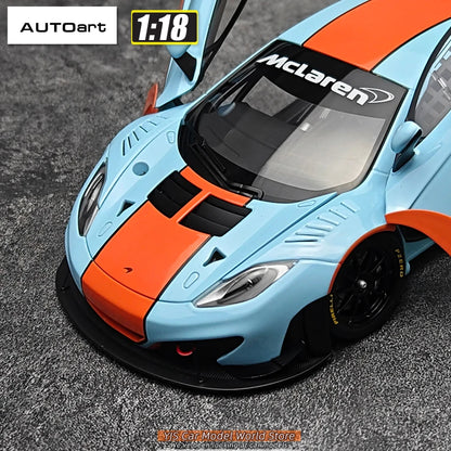 AUTOART Diecast car model 1/18McLaren MP4-12C Static display car models  Collect festival gifts