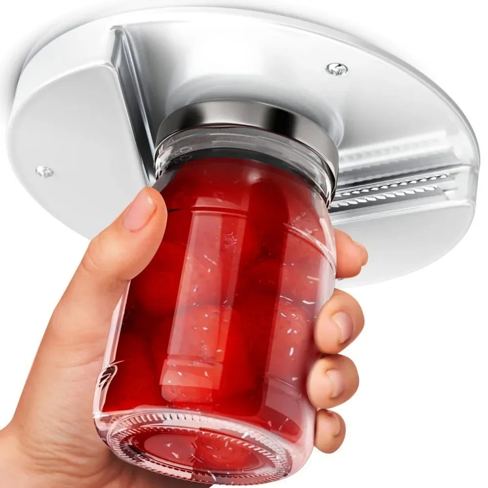 New 1pcs Under Cabinet Jar Openers for Weak Hand Easy Grip,One Handed Gadgets & Bottle Opener Kitchen Tools,Arthritis Jar Opener