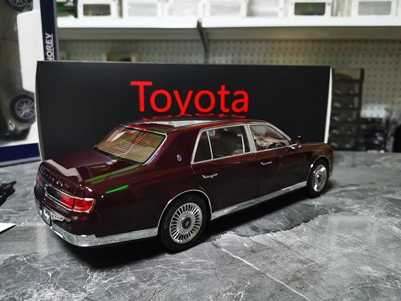 LCD 1/18 Car Model TOYOTA Century Car Model Simulation Model Diecast Model Collect Ornament Boy Custom Birthday Boy Toy Gift