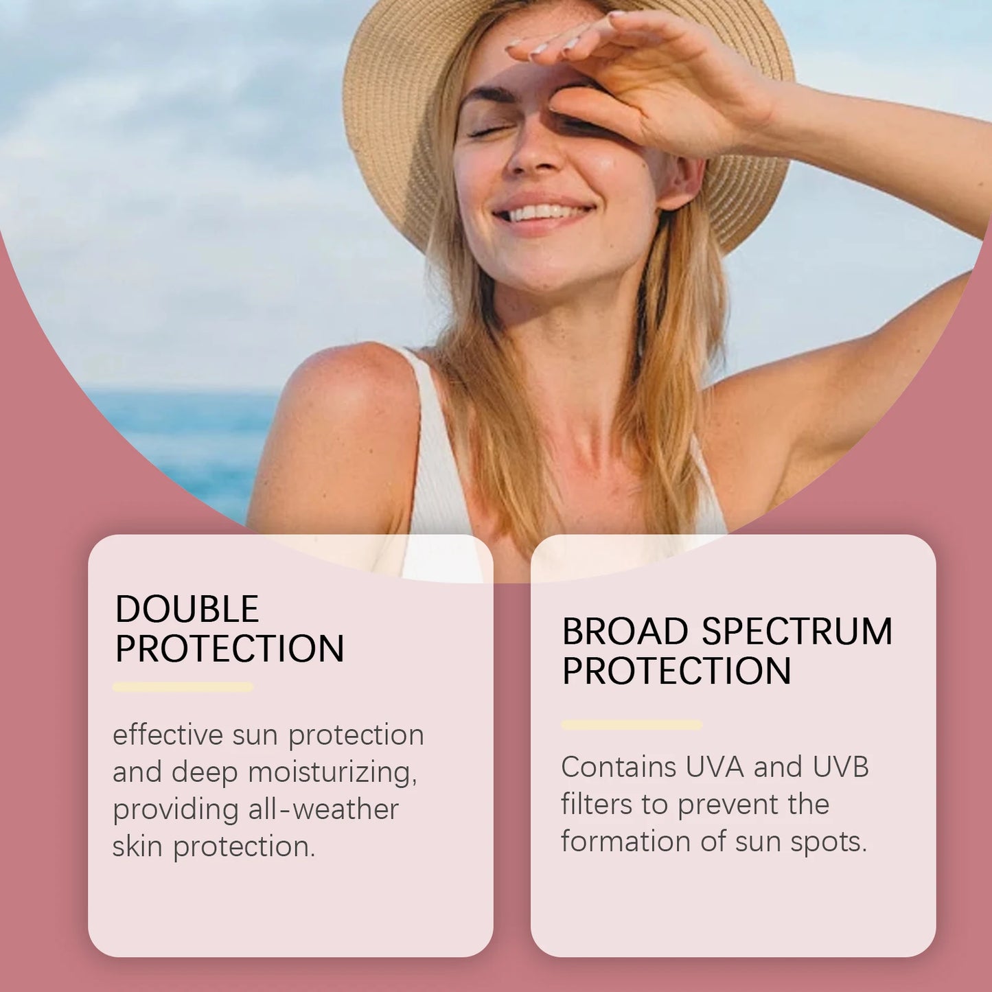 Spf 50+ Sunscreen Stick Hydrating Oil Free Anti Sun UV Protection Natural Sunblock Isolation Cream Mild Face Body Moisturizer