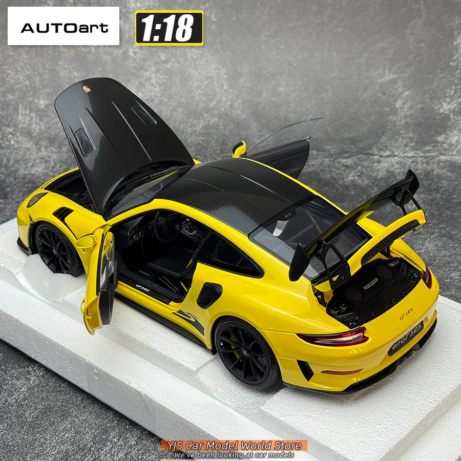 AUTOART 1/18 Porsche 911 (991.2) GT3 RS Weissach Package Car model  Send to a friend  Personal collection Static ornament